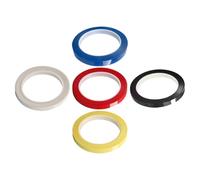 ULTECHNOVO 5pcs Violin Fingerboard Guide Tape Colored Stickers for Beginners and Violin Note Positioning Fretboard Marking Tape with White Red Black Light Yellow