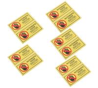 ULTECHNOVO 5pcs Waterproof Self Adhesive Vinyl Car Sticker for Suvs and Automatic Doors, Yellow Weather Resistant Door Decal Suitable for Outdoor DIY Use, Removable Protective Sunproof Car