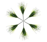 ULTECHNOVO 6 Bunches Bunches Artificial Daffodil Flowers Faux Floral Bouquet for Home Wedding Office Decor Easy Maintenance Realistic Arrangement Supplies for Photography Events