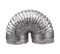 ULTECHNOVO 6 Inch 5Ft Flexible Aluminium Foil Duct Hose High Temperature Resistant Ventilation Exhaust Hose for HVAC Air Intake and Dryer Venting