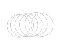 ULTECHNOVO 6 Pack Metal Craft Rings 5.91 Inch Dream Catcher Hoops for Diy Macrame Projects Wedding Baby Shower Birthday Party Wall Hanging Home Decor