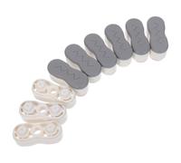ULTECHNOVO 6 Sets Toilet Seat Riser Pads for Bathroom Use, Stable and Secure Abs and TPR Material Cushion, Easy Maintenance Non-Slip Toilet Seat Spacers Pads Suitable for Seniors