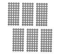 ULTECHNOVO 6 Sheets Reflective Scanning Marking Stickers High Reflective Scanner Marking Points for Accurate Positioning Scanning Operations for Smooth Objects