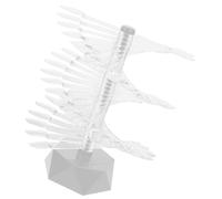 ULTECHNOVO 60 Pcs Nail Tips Display Nail Sample Stick Display Stand Acrylic Unique Design Simple and Delicate Appearance and Home Use