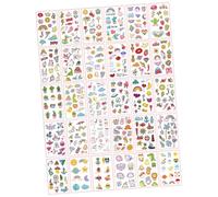 ULTECHNOVO 60 Sheets Lovely Temporary Body Tattoos Stickers Removable Tattoos Decals for Girls Boys and Girls DIY Fun Party Decorative