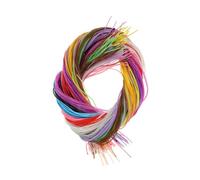 ULTECHNOVO 600Pcs Plastic Lacing Cord Colors Weatherproof Braided Rope for Jewelry Making String DIY Friendship Bracelets Lanyards Keychains with Fade-resistant Vibrant Shades