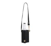 ULTECHNOVO 60ml Travel Size Lotion Bottle with Hanging Hand Holder, Refillable Leakproof Pet and Pu Spray Container, Stylish High-end Design for Easy Packing and On-the-go Use