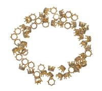 ULTECHNOVO 60Pcs Vintage Alloy Crown Charms for Jewelry Making DIY Crafting Accessories Compact Lightweight Mini Crown Decorations for Bracelets Necklaces Earrings Scrapbooks Hollow Design