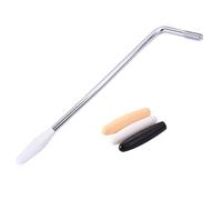 ULTECHNOVO 6mm Thread Guitar Whammy Bar Arm with 3 Tips Silver Metal Tremolo Arm for Electric Guitar Adjustable String Tension and Tremolo Effects Replacement