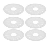 ULTECHNOVO 6pcs 9cm Ribbon Bow Maker Tool Set for DIY Rosette Crafting Brooch Pleated Template with Equal Spacing Board Ribbon Flower Making and Badge Crafting Accessory