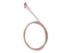 ULTECHNOVO 6pcs Acoustic Folk Guitar Strings Phosphor Metal Replacement Standard Tension Clear Sound Accessories for Guitar Players