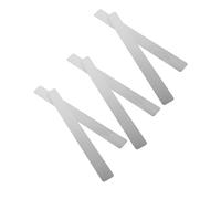 ULTECHNOVO 6pcs Adhesive Metal Strips for Wall Magnetic Iron Bulletin Board Plates for Home Office School Back Adhesive Tape for Displaying Photos Memos Notes Sturdy Easy to Install