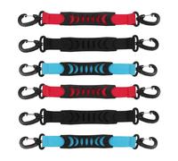 ULTECHNOVO 6pcs Adjustable Nylon Roller Skate Straps with User-Friendly Buckles for Carrying Shoes and Roller Skates, for Skating Sessions and Home Use