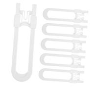 ULTECHNOVO 6pcs Adjustable U Shaped Cabinet Locks for Safety Childproof Latches for Cabinets Drawers Fridge Doors Multi Room Protection Smooth Edges Reliable Material