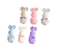ULTECHNOVO 6pcs Boys Christening Rabbit Towel Adorable Easter Towel Multi-Function Wash