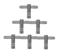 ULTECHNOVO 6Pcs Drum Keys Set Stainless Steel Professional Drum Tuning Regulators for Percussion Instruments Wrench Tools