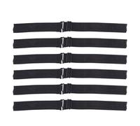 ULTECHNOVO 6pcs Elastic Wig Band Adjustable Polyester Knit Strap Secures Wig without Glue Or Tape Comfortable Headband for Straighten Hair and Curler Hair Use