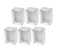 ULTECHNOVO 6pcs Electrical Box with Waterproof Protection and Abs as Material, Plastic Enclosure for Internal Circuits and Security Systems, for Schools and Factories
