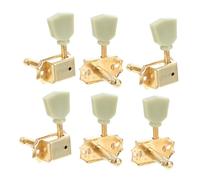 ULTECHNOVO 6pcs Guitar Machine Tuning Pegs for Acoustic Guitar Simple Design Includes Lr Configuration for String Replacement and Tuning