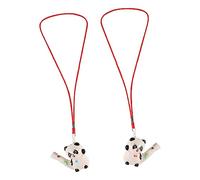 ULTECHNOVO 6pcs Panda Whistles Early Learning Educational for Fun Party Favors Promote Hearing Skills Music Recognition for Games Festivals Home