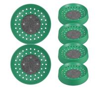 ULTECHNOVO 6pcs Pigeon Breeding Bowl Bird Incubation Nest Reusable Breeding Environment Plastic Abs round Birdcage Nest for Pigeon