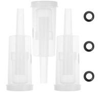 ULTECHNOVO 6pcs Practical Air Locks with One-Way Valves for Wine and Beer Fermentation, Easy to Use and Clean Pp Wine Stoppers Accessories, for Beer Festival and Home Brewing Random Color