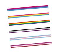 ULTECHNOVO 6pcs Rainbow Bowknot Making Ribbon Polyester Party Ribbon Well-Made Safe and Practical for Wedding Party Decoration Random Color