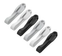 ULTECHNOVO 6pcs Silicone Cable Management Clips with Strong Adhesive for Cords and Cables, Simple and Convenient Design, for Air Fryers and Tvs Cord Storage and Organisation