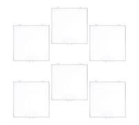 ULTECHNOVO 6pcs Small High Transparency Butterfly Specimen Display Case with Lid - Plastic Storage Box for Insect Collection, Keepsake Display Container for Butterfly Memory Preservation