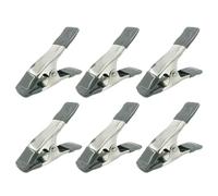 ULTECHNOVO 6pcs Spring Clamps for Background Support with Ergonomic Design Handle and Sturdy Thickened Iron Material, 4 Inch Clips for Photography, Model Making and Carpentry