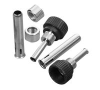 ULTECHNOVO 6pcs Stainless Steel Soldering Iron Sleeves Handle Parts Welding Accessories Compatible with Various Soldering Iron Models for Secure Fit and Easy Installation