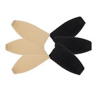 ULTECHNOVO 6pcs Violin and Cello Bow Tips Plastic Repair Parts Set Black and White Caps for Violinist Bow Maintenance and Horsetail Protection