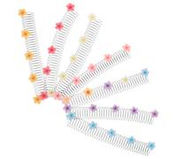 ULTECHNOVO 7pcs Hair Clip Comb Metal Flower Hair Claws Elastic Comb Clip Fixing Elastic Ponytail Bun Holder Side Fork for Women