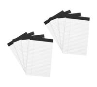 ULTECHNOVO 8 Books A5 Ruled Memo Notebooks Tearable Note Pads for Work and Study Essentials, White Paper, 50 Sheets Each, Portable Pocket Notepad with Multi-function Use