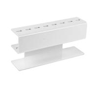 ULTECHNOVO 8 Holes Tweezers Organizer Acrylic Display Storage Shelf with 8 Tweezers Standing Positions for Keeping Space Clean and Tidy Home Use Eyelash Extension Tool Holder