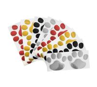 ULTECHNOVO 8 Pairs Dog Paw Footprint Car Stickers Scratch Coverage Decals Weatherproof PVC for Cars Trucks Motorcycles Pet Lover Decoration