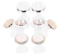 ULTECHNOVO 8 Pcs Decorative Toe Spacers Nail Art Toe Separators Silicone Appearance Design for Home Use and Nail Art Salon