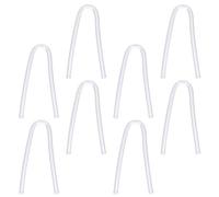 ULTECHNOVO 8 Pcs Hearing Aids Tubes Preformed BTE Hearing Aid Earmold Slim Tube Hearing Aid Replaceable Tube Amplifiers Ear Tubes for Hearing Aids