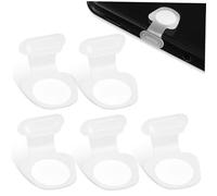 ULTECHNOVO 8 Pcs Luminous Silicone Type-c Dust Plugs USB C Port Covers Phone Charging Port Protectors Compatible with Type Phones Dirt and Lint Prevention
