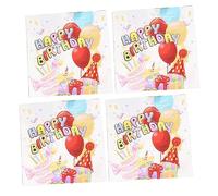 ULTECHNOVO 80 Sheets Disposable Napkin Birthday Party Napkins Pink Tissue Napkins Bulk Funny Birthday Party Supplies Cocktail Napkins 90th Birthday Napkins for Birthday Confetti Paper