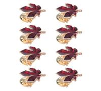 ULTECHNOVO 8pcs Canadian Maple Leaf Brooch Pin for Women Men, Alloy Material with Small Delicate Design, Resistant to Wear, for Business Attire and Formal Occasions, Compact Lapel Pins