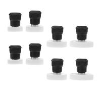 ULTECHNOVO 8pcs Clay Trimming Spinner Tool, Ceramic Clay Wheel Trimming Accessory, Plastic, White, Set, Wear-Resistant, Synchronized Rotation, for Pottery Production and Crafting, Hobbyist