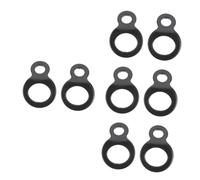 ULTECHNOVO 8pcs Heavy Duty Ratchet Straps Recessed D-ring Tie down Cleat Hook Trailer Hooks for Motorcycles and Trucks