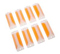 ULTECHNOVO 8pcs Reflective Guide Road Markers Metal Reflector Driveway Markers for Sidewalks Freeways High Visibility Safety Sign