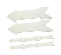 ULTECHNOVO 8pcs Unfinished Wooden Arrow Signs for Crafts DIY Arrow Shape Cutouts Natural Wood Display Board for Home Decoration Wall Art