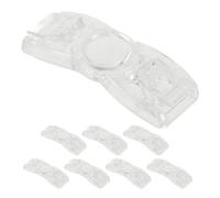 ULTECHNOVO 8pcs Universal Swim Goggles Replacement Buckle Clips, Plastic Strap Adjusters for Swimming Glasses, Sl esign with Modern Style, for Swimming and Repair