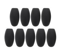 ULTECHNOVO 9pcs Saxophone Silicone Thumb Rest Pads Black Palm Key Accessories for Alto Tenor Soprano Saxophone Thumb Guard Cushion Set