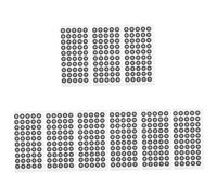 ULTECHNOVO 9sheets Scanning Reference Points Marking Point for Scanner Reflective Stickers Positioning Scanning Marking Sticker Accessories