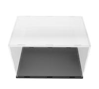 ULTECHNOVO Acrylic Cap Showcase 15cm High 30x20cm Compact Dustproof Minimalist Baseball Cap Display Box for Home and Shop Collectors and Hat Enthusiasts