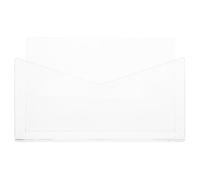 ULTECHNOVO Acrylic Mail Sorter Organizer for Home and Office Desk, Letter Holder and Envelope Organiser, Simple Design Desktop Mail Holder to Organize Envelopes and Letters Efficiently